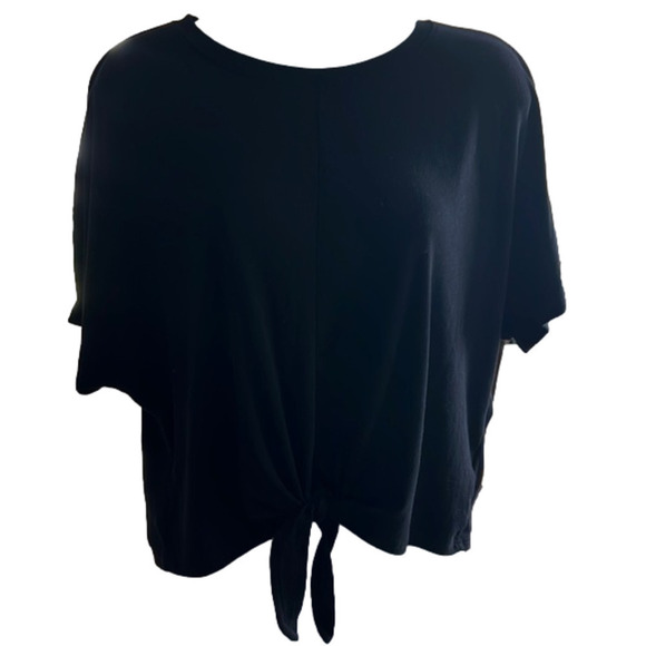 Old Navy Tops - Old Navy Casual Top Shirt with Tie Black Size Medium M